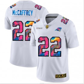 Carolina Panthers Tröjor Christian McCaffrey 22 Nike 2020 Flerfärgad Vit - Herr